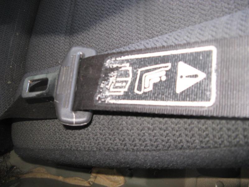 00 ford mustang seat belt assm, rr 23831