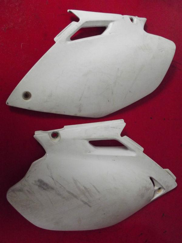 Yamaha yz250f yz450f left right side number panels shrouds 2003 2004 2005