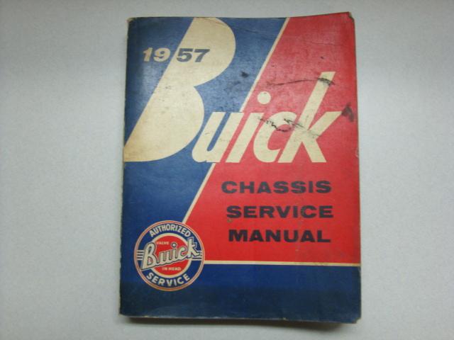 Factory 1957 buick chassis service manual century roadmaster riviera