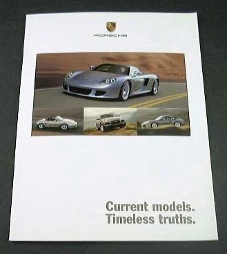 2004 04 porsche brochure carrera gt targa boxter s cayenne 911 