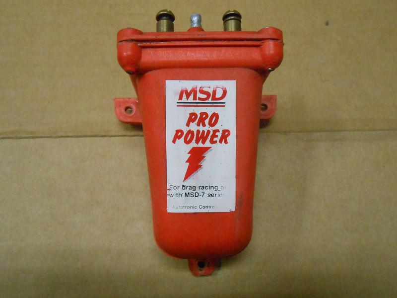 Msd 8201 pro power coil dragrace nhra nascar msd 7, 8, 10 tested ok