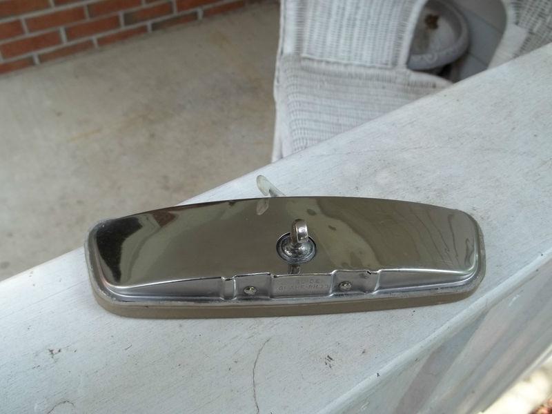 1967-1971 used original 8" chevy/corvette interior mirror- "good driver quality"