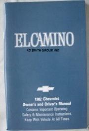 1982 el camino owners manual