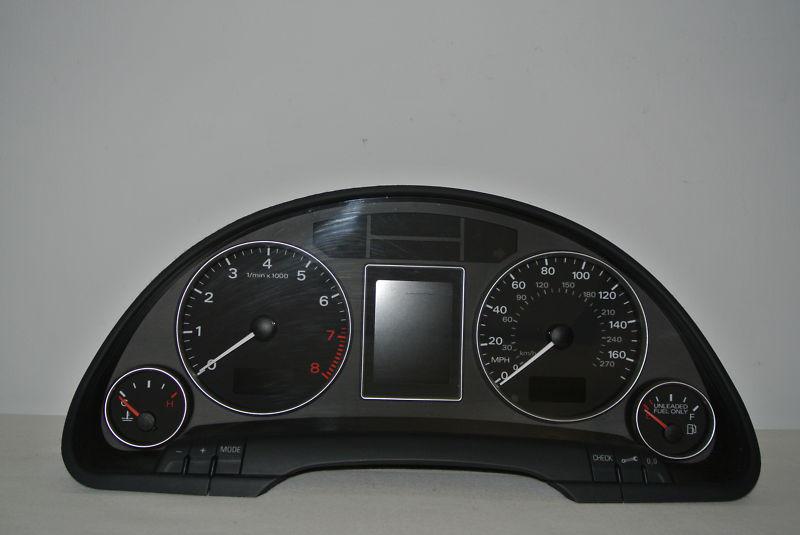 2005.5 audi a4 160mph speedometer very nice