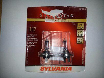 Sylvania silverstar h7 su/2 ultra  night vision headlights 2 pack