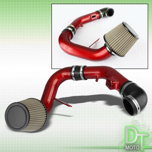 Stainless washable filter+cold air intake 05-10 cobalt 2.2l/05-08 ss 2.4l red