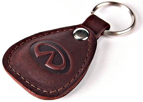 New all brand car leather keychain keyring #03