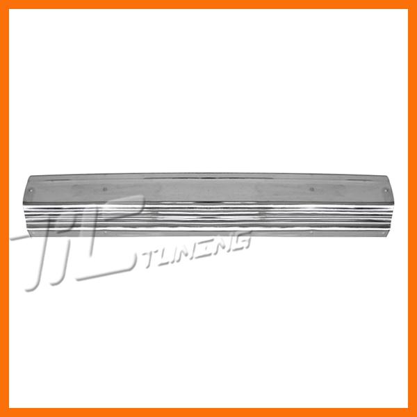 87-91 isuzu trooper front bumper center face bar iz1002107 chrome steel garnish