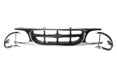 Replace fo1200374pp - ford explorer grille brand new truck suv grill oe style