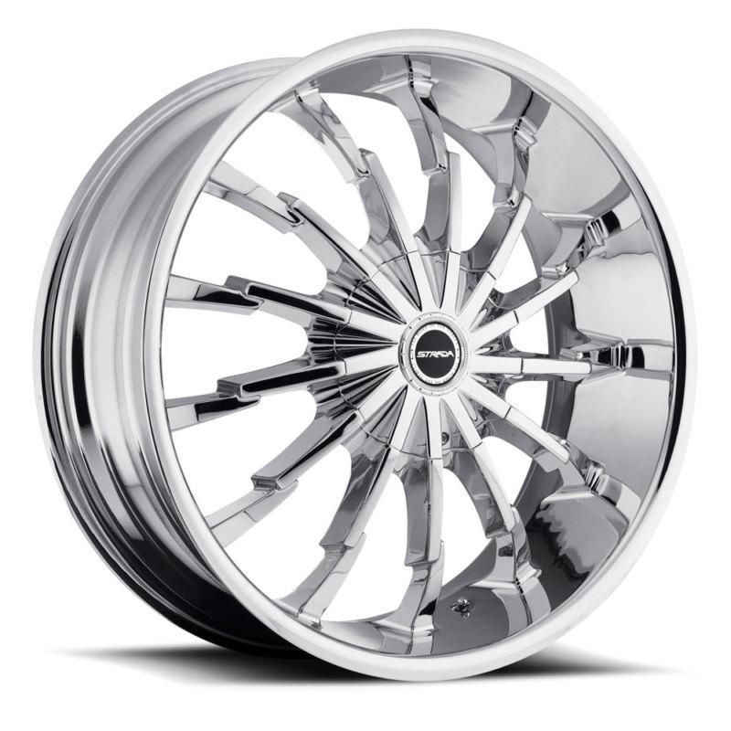 20" inch 5x115 5x110 chrome wheels rims 5 lug chevy pontiac cadillac 2" lip