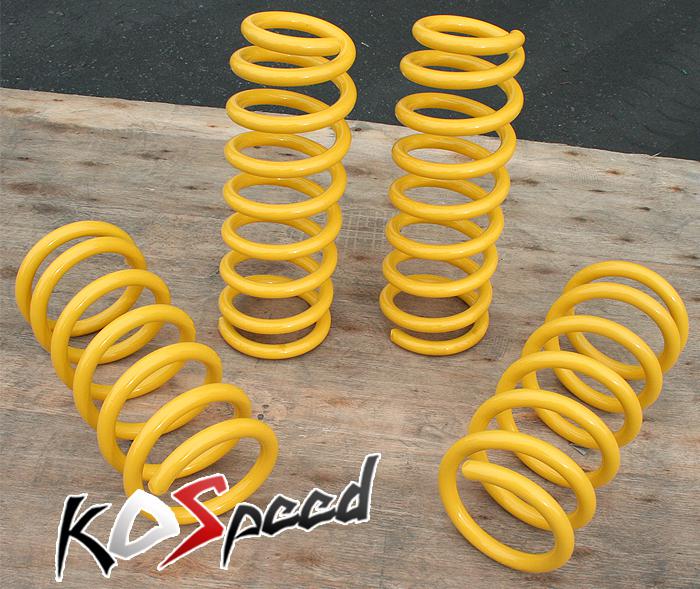 Yellow suspension lowering 1.25" spring/springs 03-09 nissan 350z g35 fairlady