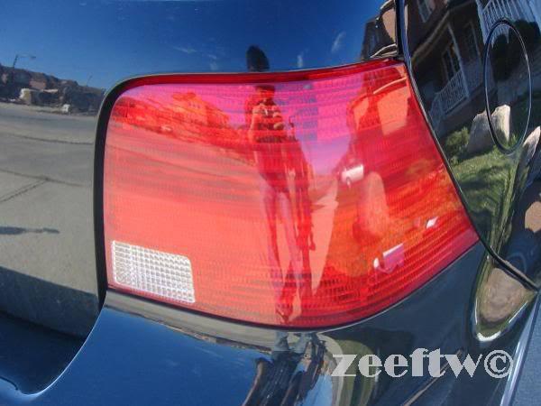 2000-2005 volkswagen vw golf tail light red-out vinyl