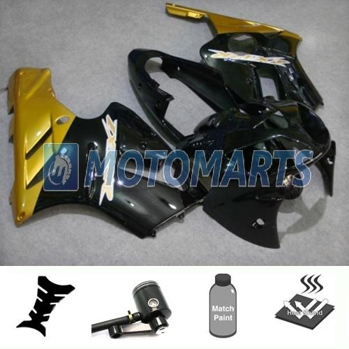 Bundle fairing with brake fluid pot for kawasaki ninja zx 12r zx12r 02 03 04 ab