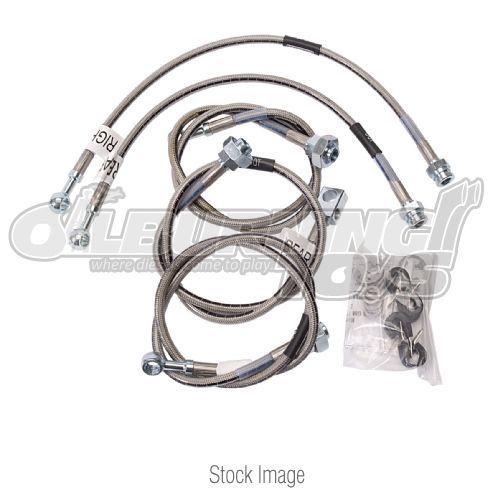 Russell 695770 street legal brake line assembly 5 lines per kit w/6 in. lift