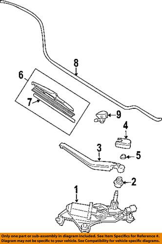 Toyota oem 8524247010 wiper blade/windshield wiper blade