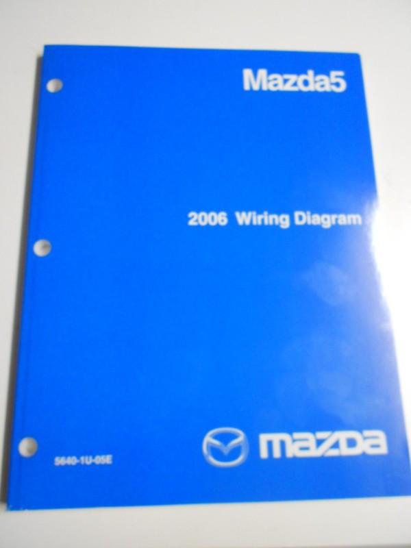 2006 maxda 5 mazda5 wiring diagrams repair manual oem electrical schematics