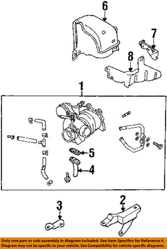 Subaru oem 14411aa5729l turbocharger/turbocharger part/accessory