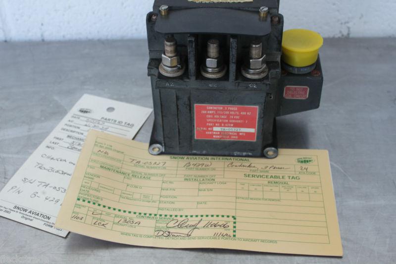 Hercules c-130 hartman electrical b-429w contactor #2