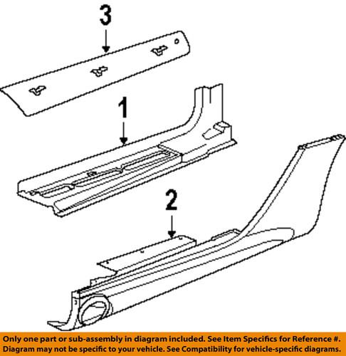 Dodge oem 5086369ad rocker-sill panel