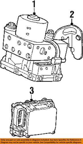 Mopar oem 5142283aa abs-modulator