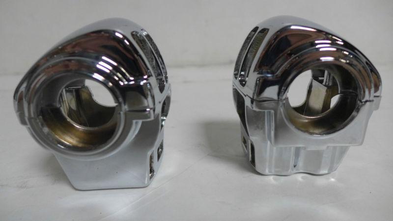 Arlen ness chrome switch set housing, harley-davidson, 08-739