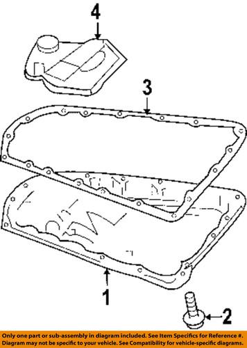 Mopar oem 5189838aa transaxle parts-transmission pan gasket