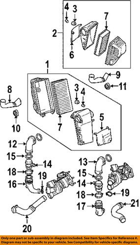 Porsche oem 95511064400 air intake-pressure tube