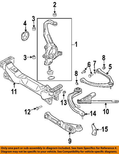 Nissan oem 40173ac500 front suspension-lower seat