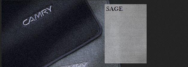 Toyota camry 2001 oem carpet floor mats sage / gray set of 4 (00200-32970-17)