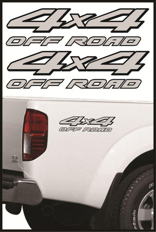 4x4 offroad decals truck sticker decal nissan frontier 2-pack - size 4"x15" 