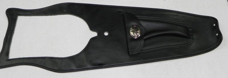 Yamaha wide leather tank panel star concho w/ pocket for xvz13 royal star 96-01