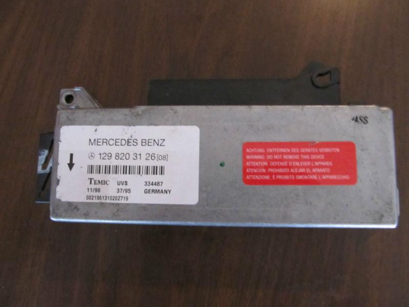 Mercedes sl500 129 soft top control module   1298203126