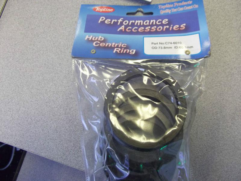 Performance accessories hub centric rings od: 73.8 mm.  id: 60.1 mm. 