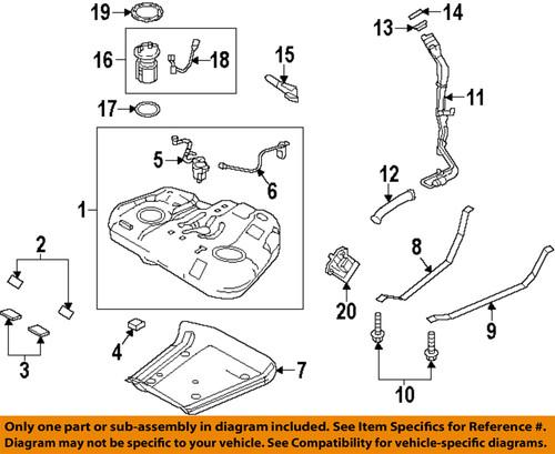 Ford oem dg1z9a299e fuel system-fuel sender unit