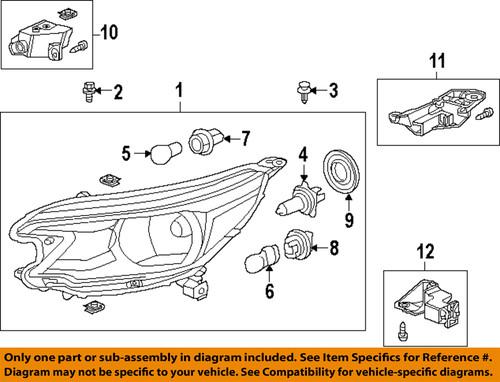 Honda oem 33150-t0a-a01 headlight bulb