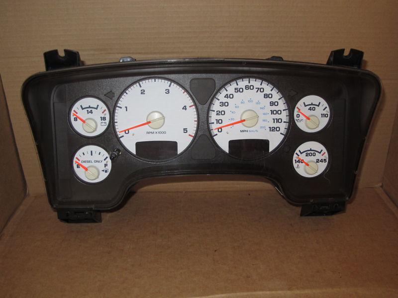 2004 04 2005 05 dodge ram 2500 3500 truck diesel speedometer cluster 92k