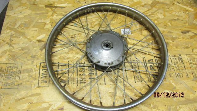 1971 harley baja 100 front wheel assy