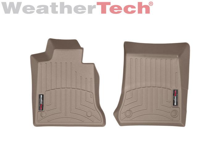 Weathertech floorliner - mercedes glk-class - 2013-2014 - 1st row - tan