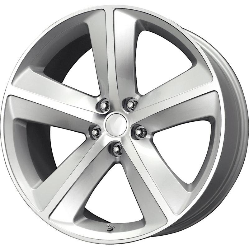 4 new 20x9 20 offset  5x115 replica challenger silver wheels/rims