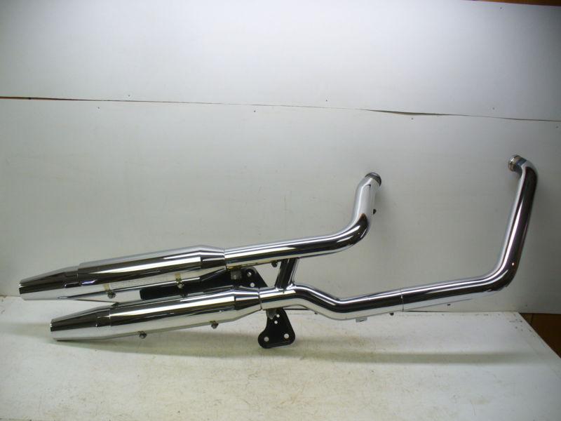 Harley 2007 fatboy shotgun stock exhaust system