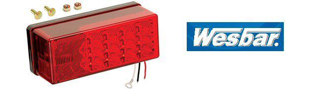 Wesbar led left taillight - 8''l x 2-7/8''h x 2-3/4''d 407535