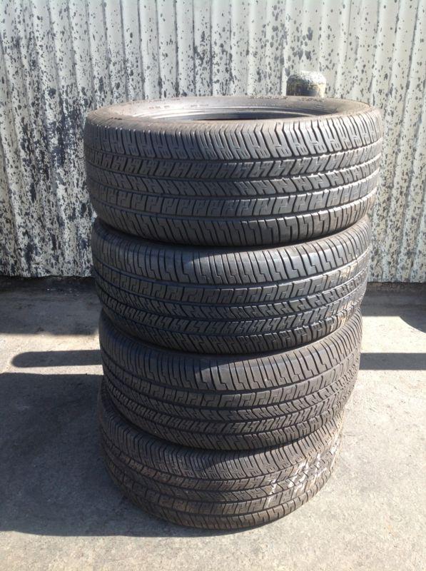 4 235/55-17 goodyear rsa used tires  70-75%tread left