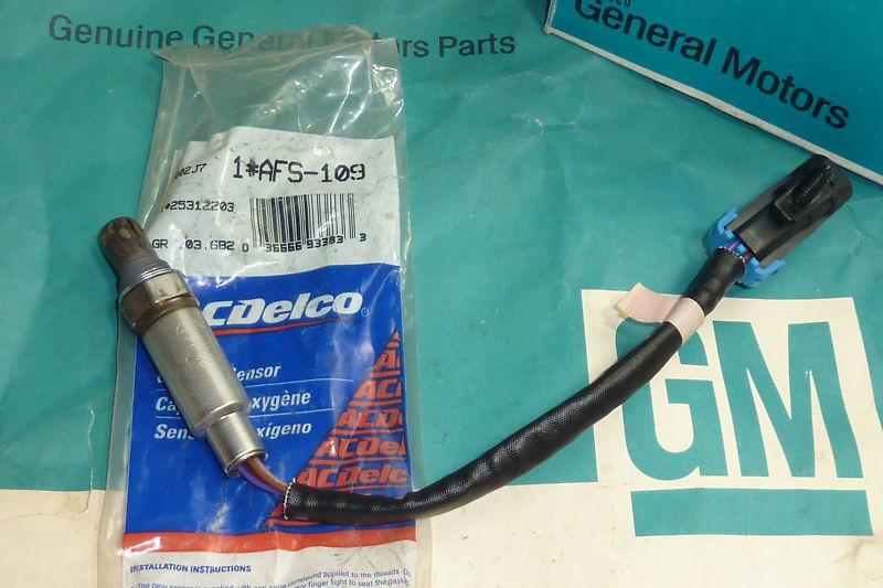 Nos ac delco oxygen sensor afs-109 oem new chevrolet gmc oldsmobile pontiac new