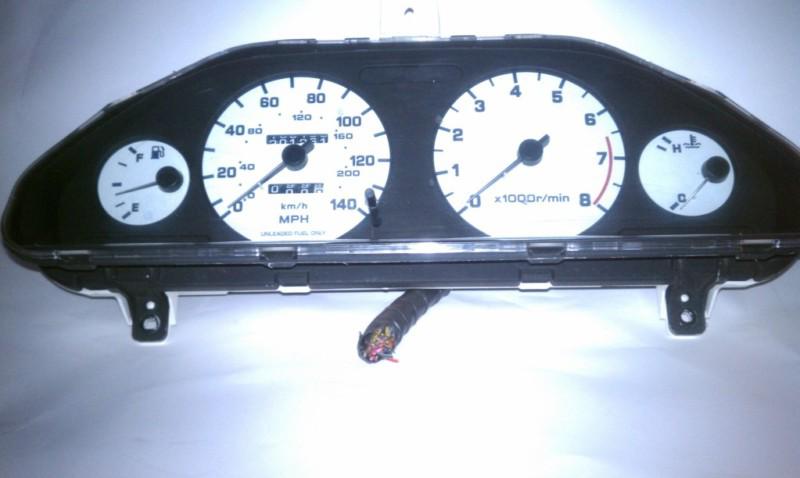 Nissan infiniti speedometer instrument dash panel cluster gauges w/ wire harness