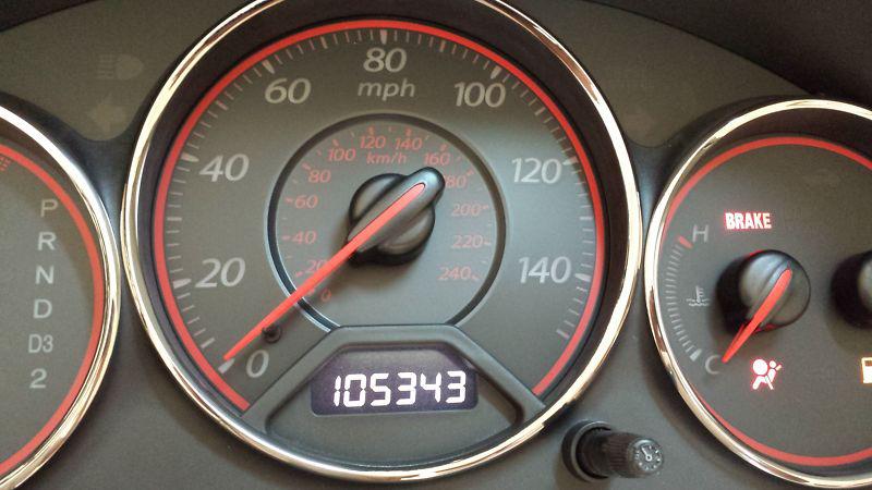 03-05 honda civic coupe automatic speedometer cluster oem 105k miles no abs