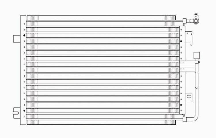 Replacement condenser 95-05 1995-2005 chevy cavalier pontiac sun fire 52494197