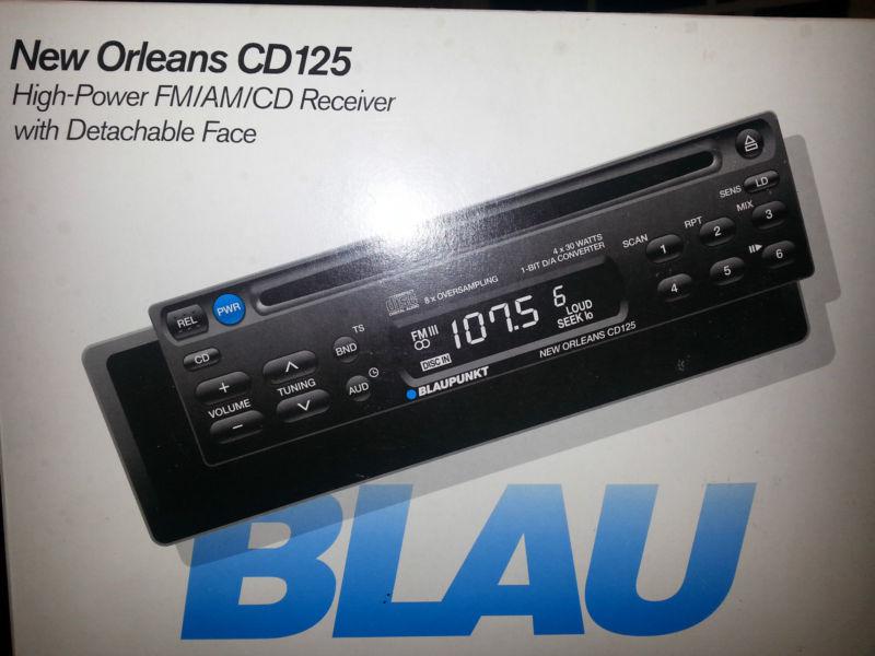 Blaupunkt new orleans fm / am /cd receiver with detatchable face