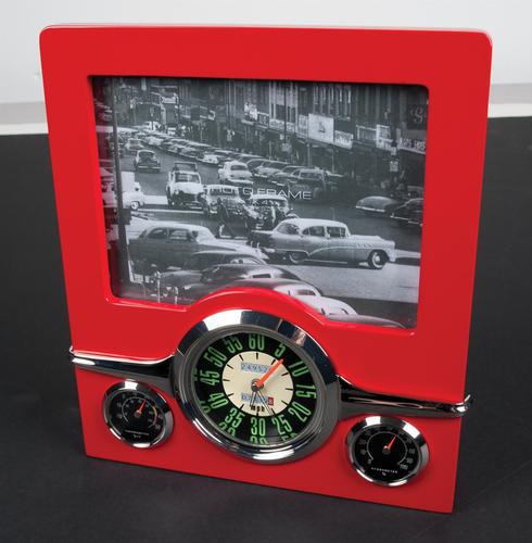 Genuine hotrod hardware weather station photo frame combo black each