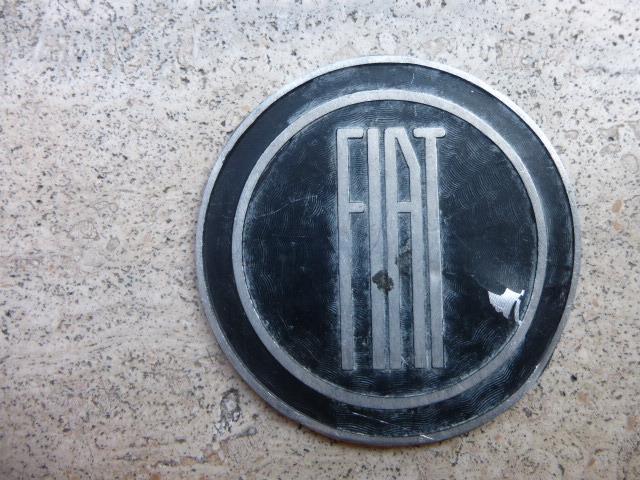 Old badge fiat very rare fiat car italy  - 50's