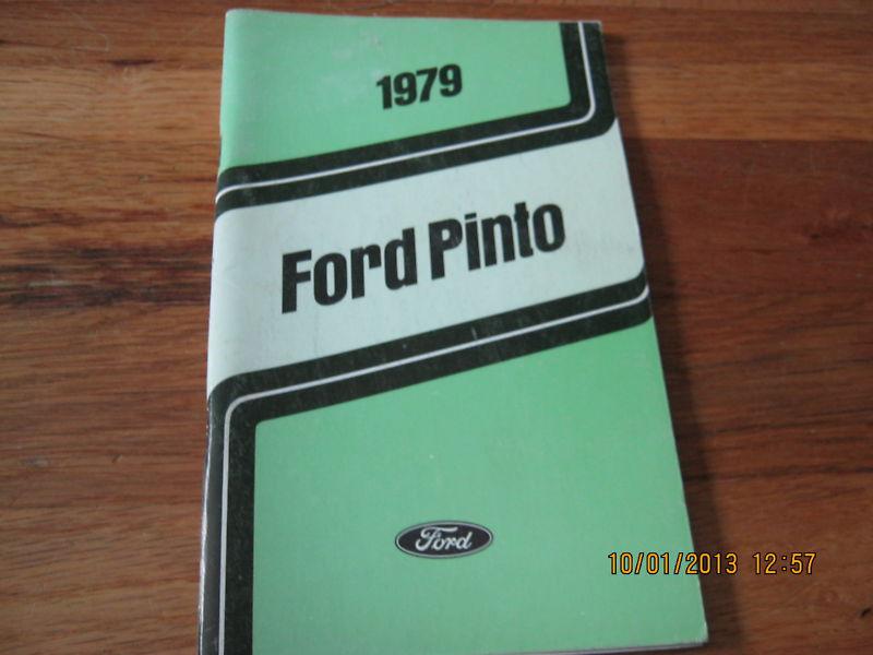 1979 ford pinto owner's manual